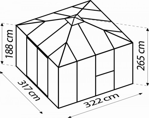 Skleník VITAVIA FORTUNA Dekorhome