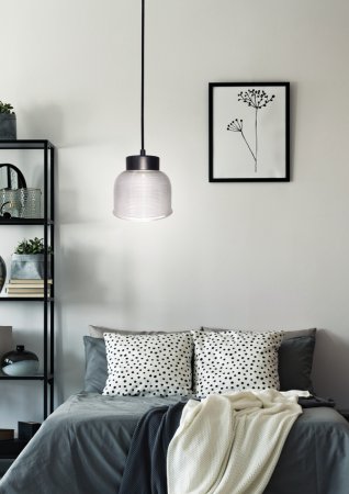 Závesná sklenená lampa 15cm Liverpool Ledea