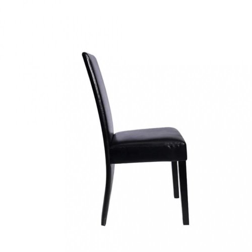 Jedálenská stolička 2 ks umelá koža / drevo Dekorhome - BAREVNÁ VARIANTA: Krémová