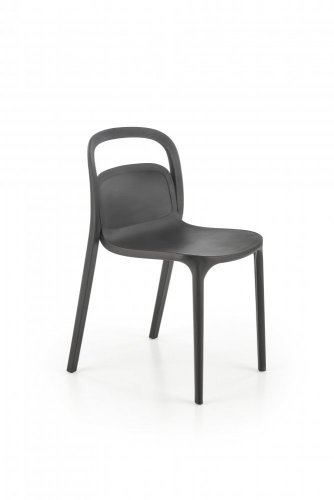 Stohovateľná jedálenská stolička K490 - BAREVNÁ VARIANTA: Čierna