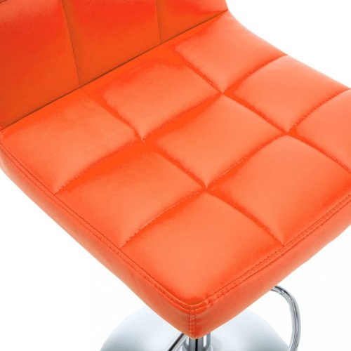 Barové židle 2 ks umělá kůže / kov Dekorhome - BAREVNÁ VARIANTA: Červená