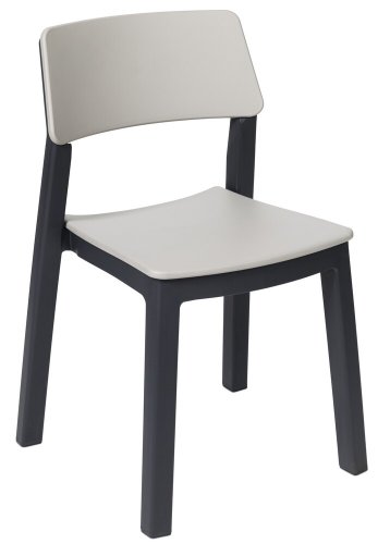 Zahradní židle BISTROT ITALIA - BAREVNÁ VARIANTA: Černá / bílá