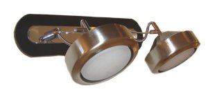 Nástěnná lampa 2X9W GX53 saténová/wenge EARTH