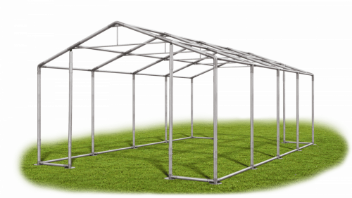 Garážový stan 5x8x2,5m strecha PVC 560g/m2 boky PVC 500g/m2 konštrukcia ZIMA