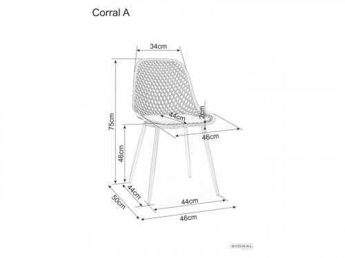 Jedálenská stolička CORRAL A