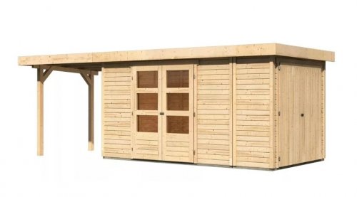 Dřevěný zahradní domek RETOLA 5 Dekorhome - ŠÍŘKA: 601 cm