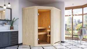 Interiérová finská sauna 170 x 151 cm Dekorhome