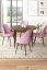 Dining Table & Chairs Set (5 Pieces) Tor - Baroque, Pink