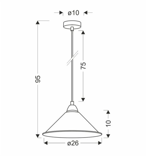 Závesná lampa Avola, chróm, 26 l/60W, tienidlo E27, biela