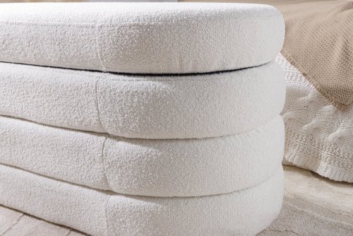 Lavice GUEDO Dekorhome bouclé