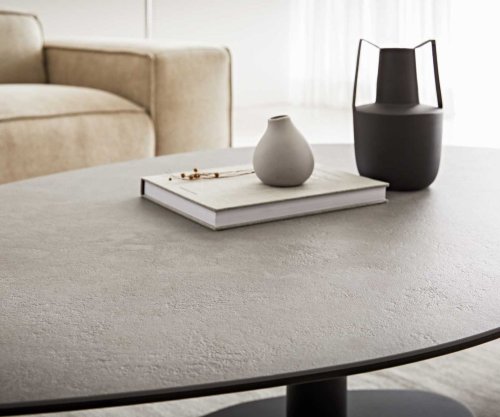 Konferenční stolek Vibana 140x80 cm keramika aspetto concreto beton