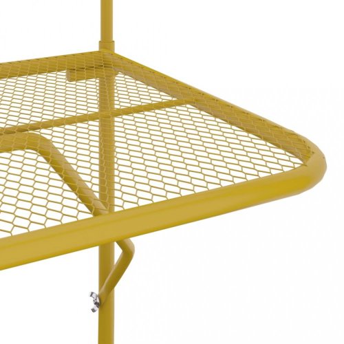 Závěsný balkónový stolek Dekorhome - BAREVNÁ VARIANTA: Zlatá