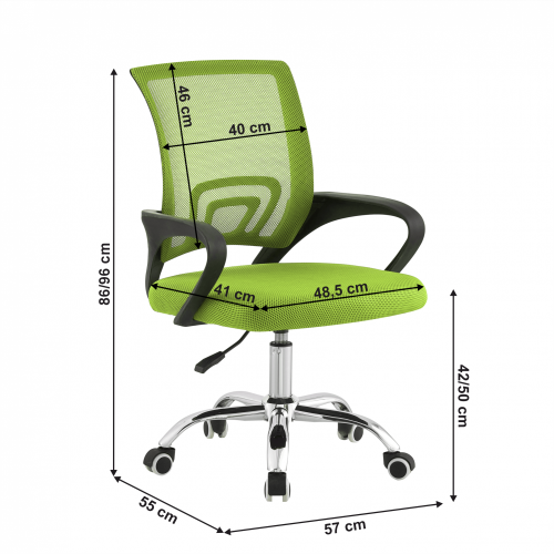 Kancelářská židle DEX 4 NEW - BAREVNÁ VARIANTA: Zelená