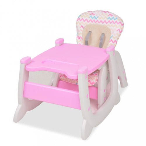 Detská jedálenská stolička 3v1 so stolíkom Dekorhome