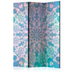 Paraván - Girly Mandala (Blue) [Room Dividers]