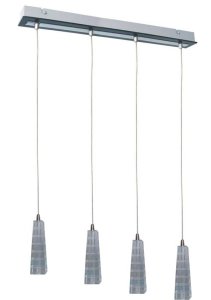 Stropné svietidlo Emo 4XG4 20W chróm