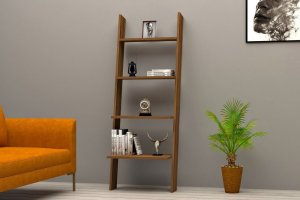 Knižnica Solid - Walnut