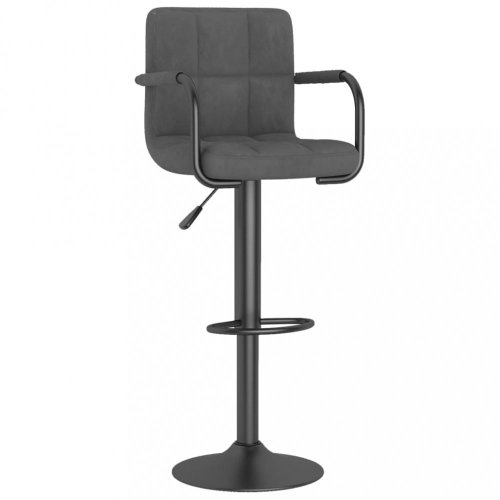 Barová stolička zamat / kov Dekorhome - BAREVNÁ VARIANTA: Krémová