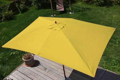 Záhradný slnečník 3x4 m - BAREVNÁ VARIANTA: Žltá