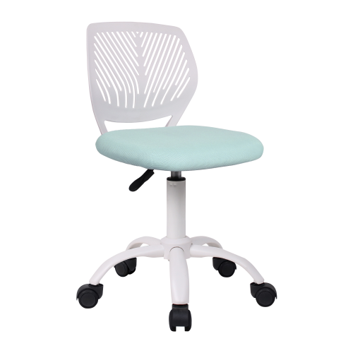 Kancelárska stolička SELVA - BAREVNÁ VARIANTA: Biela / modrá