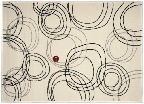 Kusový koberec Circles cream 80x150 cm