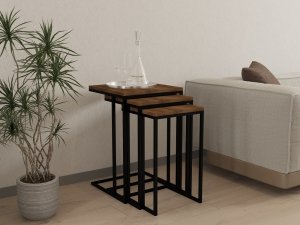 Sada odkladacích stolíkov (3 kusy) Pino