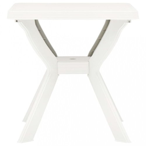 Zahradní bistro stolek plast Dekorhome - BAREVNÁ VARIANTA: Bílá