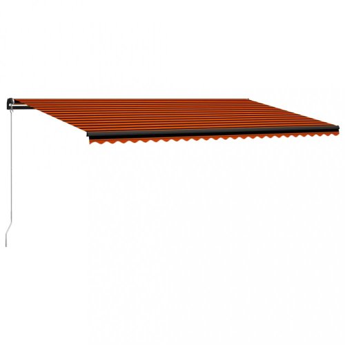 Ručně zatahovací markýza s LED světlem 350x250 cm Dekorhome