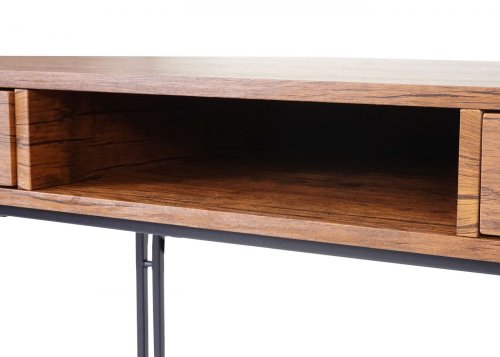 Písací stôl s úložným priestorom Dekorhome