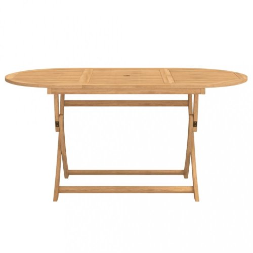 Skládací zahradní stůl 160 x 85 x 75 cm masivní akáciové dřevo