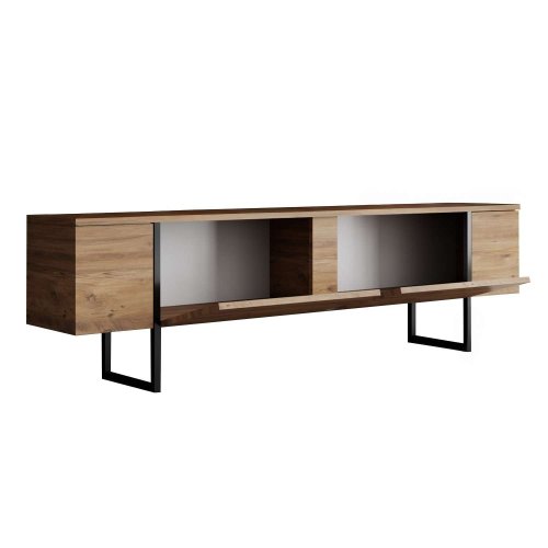 TV stolek Luxe - Atlantic Pine, Black