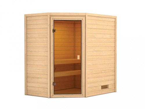 Interiérová finská sauna 195 x 145 cm Dekorhome