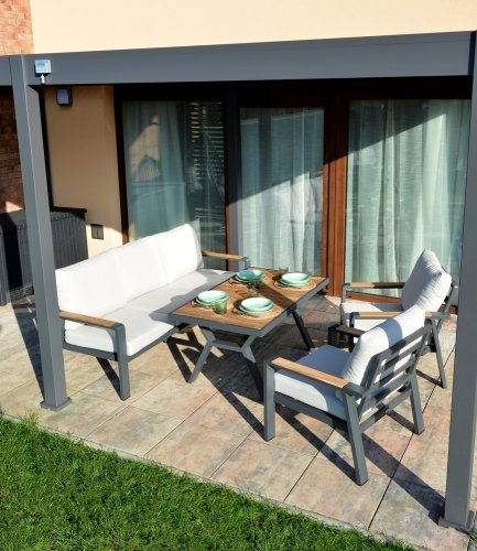 Záhradné kreslo 2 ks ROTTERDAM DUO