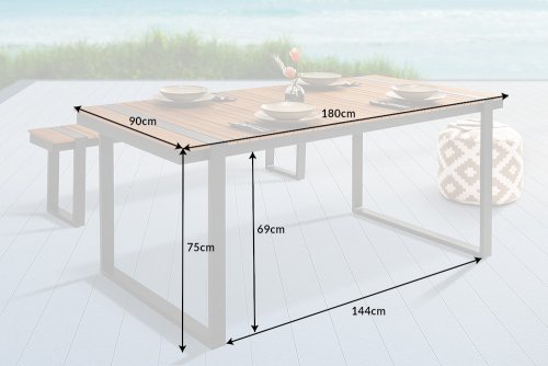 Záhradný stôl ATHENA LOUNGE Dekorhome
