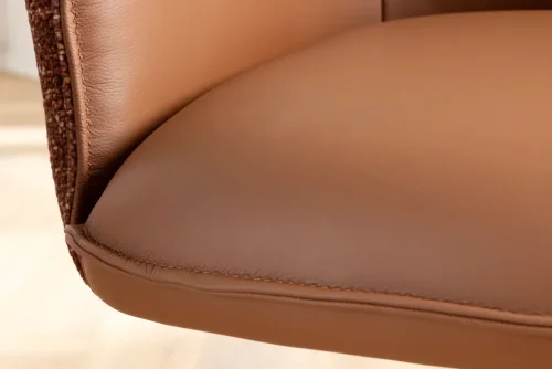 Otočné jedálenské kreslo 2 ks KEUS Dekorhome