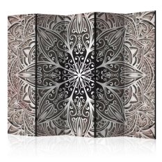 Paraván - Feathers (Pink) II [Room Dividers]