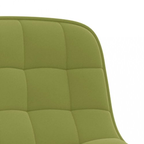 Otočná jídelní židle samet / kov Dekorhome - BAREVNÁ VARIANTA: Světle zelená