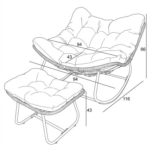 Hojdacie kreslo AZL-G5245