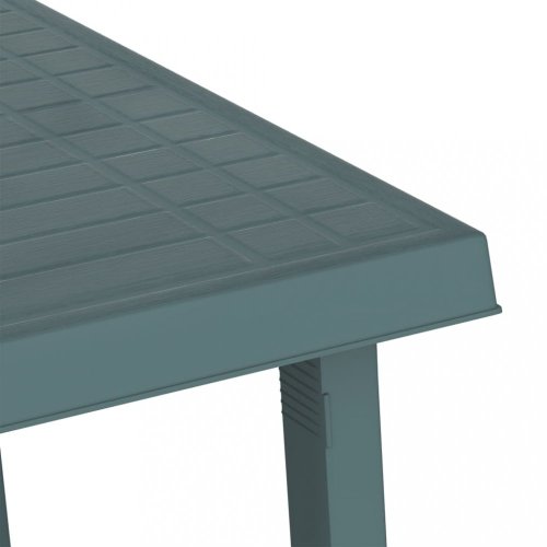 Kempingový stůl zelený 79 x 56 x 64 cm PP vzhled dřeva