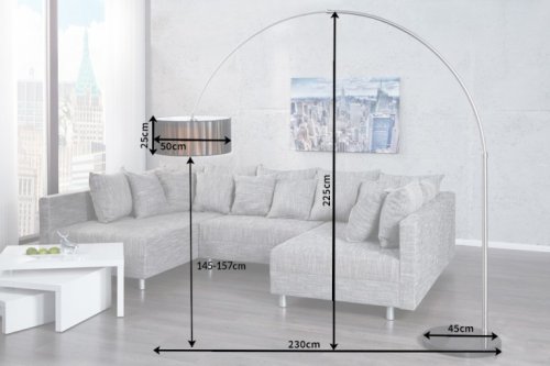 Stojací lampa JEREVAN Dekorhome