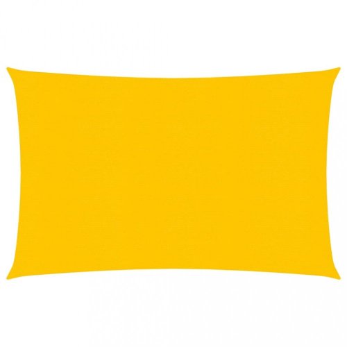 Stínící plachta obdélníková HDPE 2,5 x 4,5 m Dekorhome - BAREVNÁ VARIANTA: Žlutá