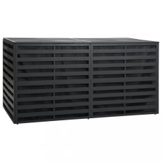 Záhradný úložný box hliník 200x100x100 cm antracit Dekorhome