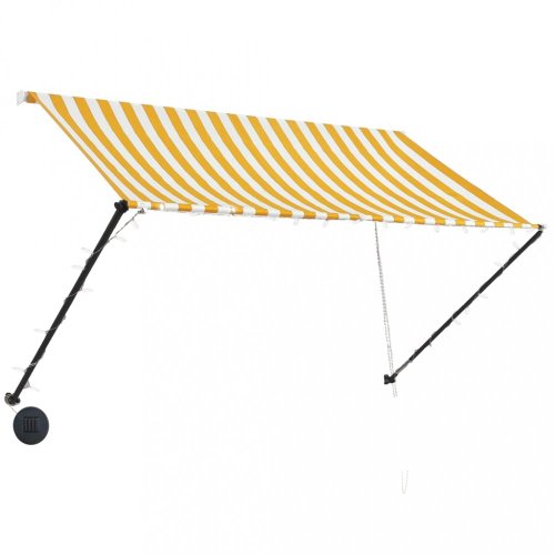 Zatahovací markýza s LED světlem 200x150 cm Dekorhome