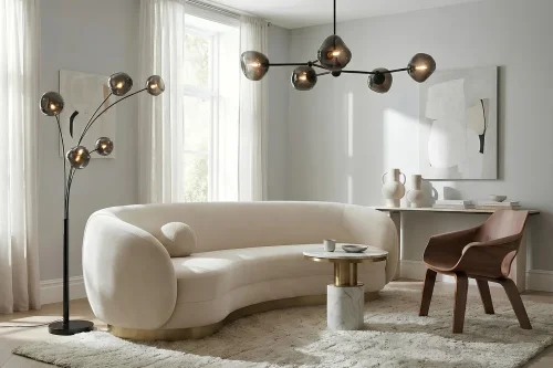 Stojací lampa ZAFIRA Dekorhome