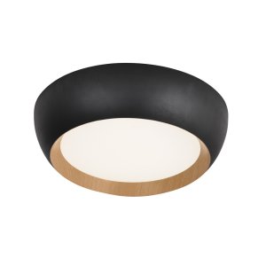 stropná lampa abruzzo čierne drevené tienidlo na stropnú lampu biele