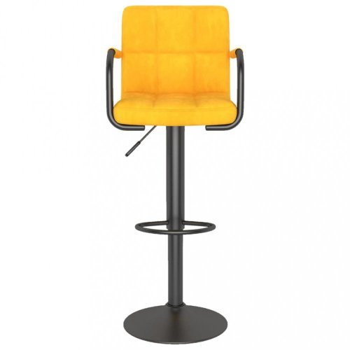 Barová židle 2 ks samet / kov Dekorhome - BAREVNÁ VARIANTA: Krémová