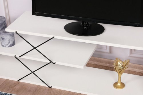 TV stolek Zigzag - White
