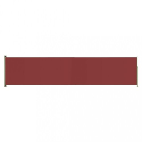 Zatahovací boční markýza 180x600 cm Dekorhome - BAREVNÁ VARIANTA: Červená