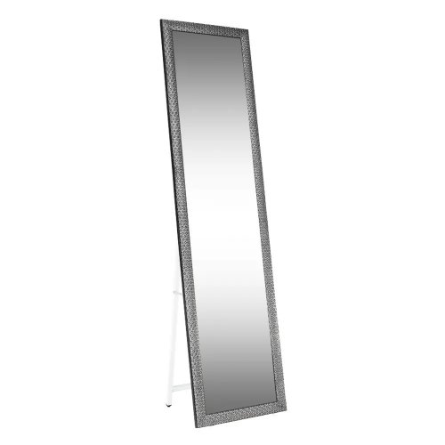 Stojanové zrcadlo LAVAL - BAREVNÁ VARIANTA: Stříbrná / černá