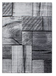 Kusový koberec Parma 9260 black 80x150 cm
